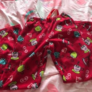Girls size small on pants